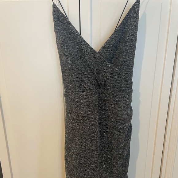 Sparkly Black Mini Dress - Picture 1 of 5